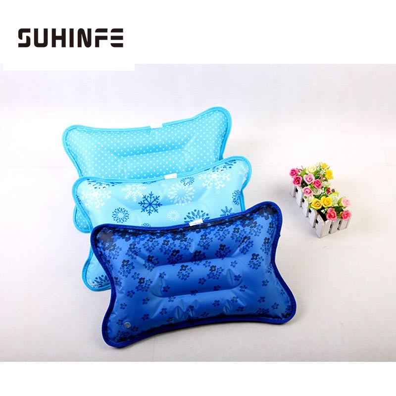New Arrival Travel Air Pillow Promotion Outdoor Bedding Air Or Water Filling Pillow Automatic Inflation Groove Pillow SF-CQZ0005